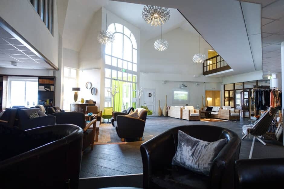 konference i det sydlige Stockholm Körunda Hotel and Conference lobby