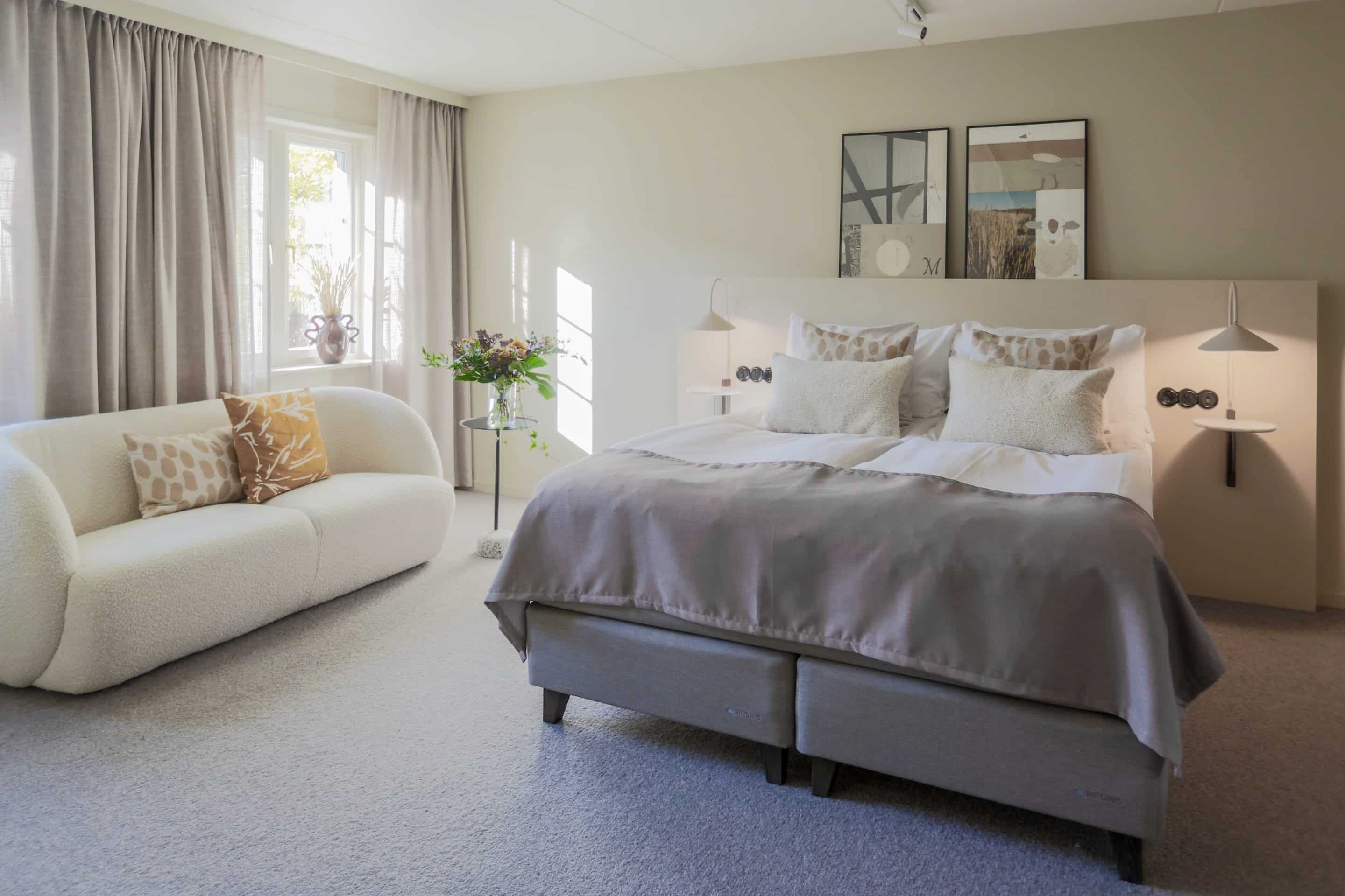 Margretetorps Gästgifvaregård conference Skåne hotel room with double bed